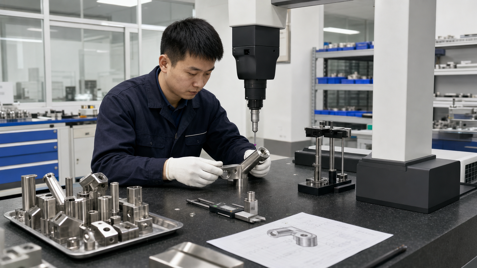 Dimensional inspection for stainless steel parts